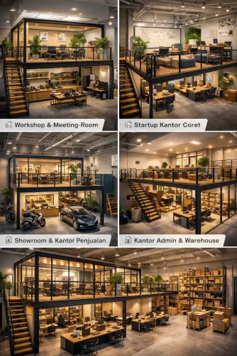 Mezzanine Ruang Kantor di Bantar Gebang